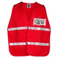 Kishigo Red, Not ANSI Compliant, Incident Command Vest 3708I